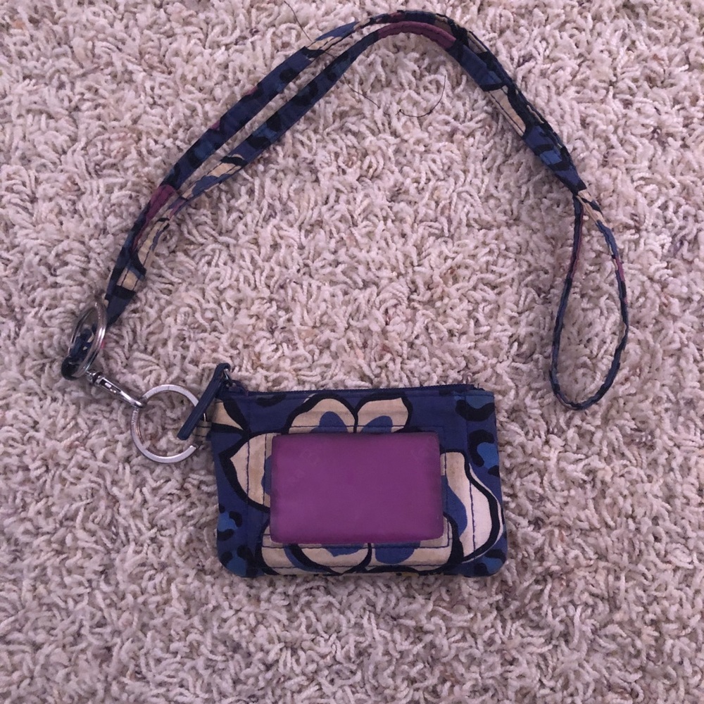 Vera Bradley ID case and chain